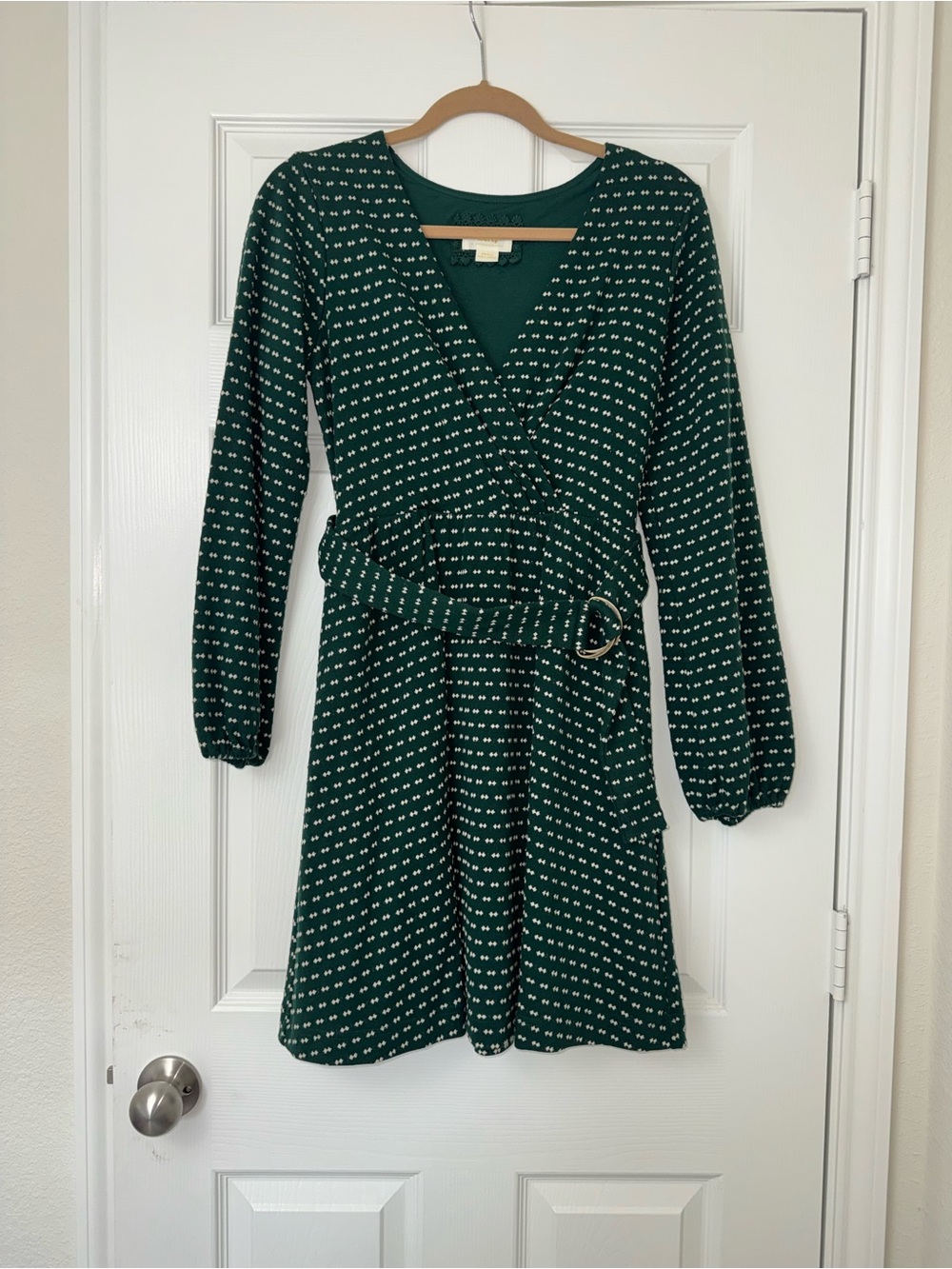 Anthropologie Maeve Malta Faux-Wrap Dress